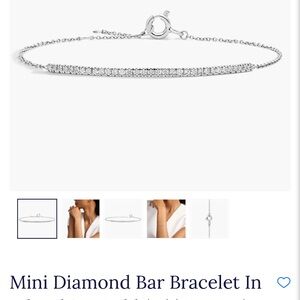Blue Nile Diamond Bar Bracelet